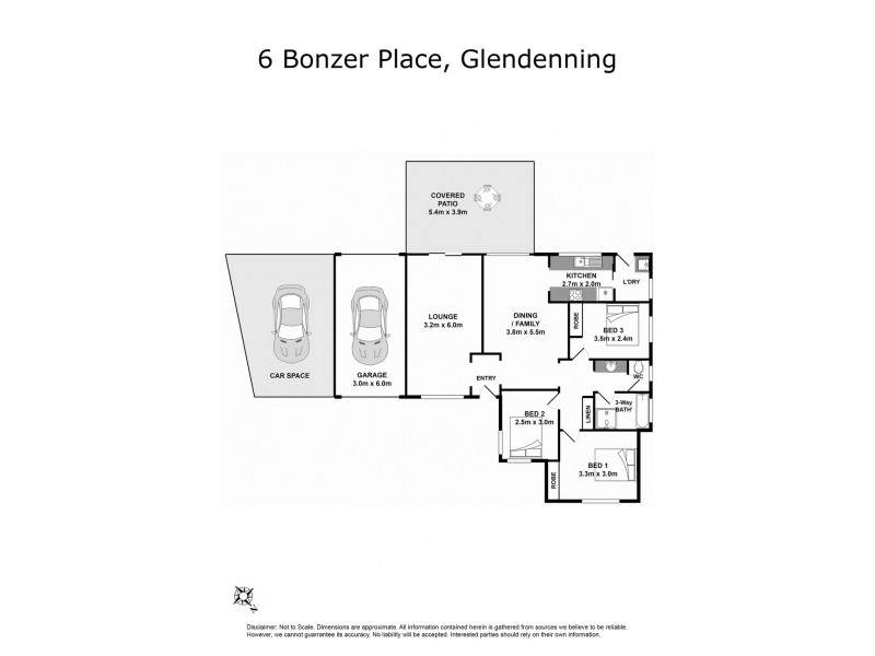 6 Bonzer Place, Glendenning NSW 2761 Floorplan