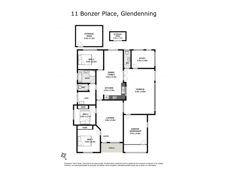 11 Bonzer Place, Glendenning NSW 2761 Floorplan