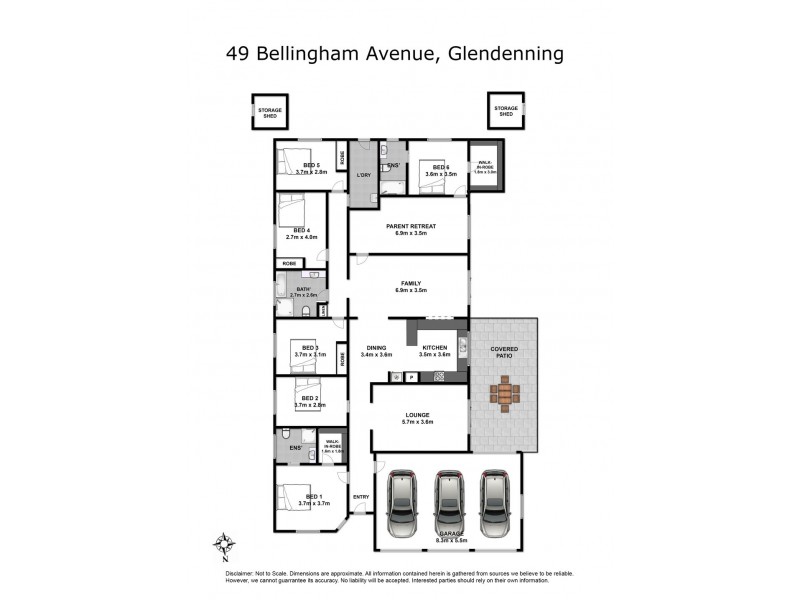 49 Bellingham Avenue, Glendenning NSW 2761 Floorplan