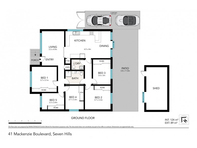 41 Mackenzie Boulevarde, Seven Hills NSW 2147 Floorplan