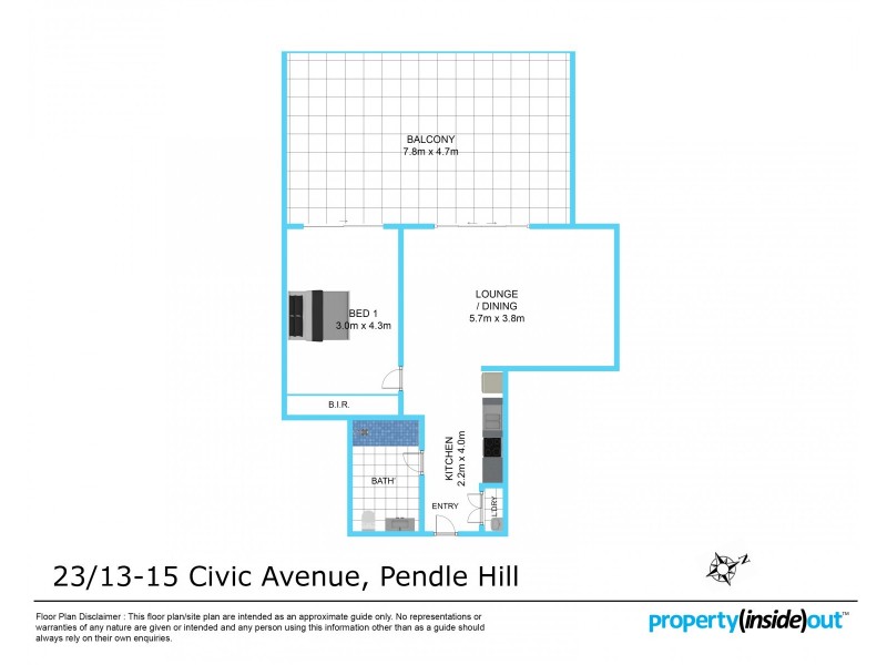 23/13-15 Civic Avenue, Pendle Hill NSW 2145 Floorplan