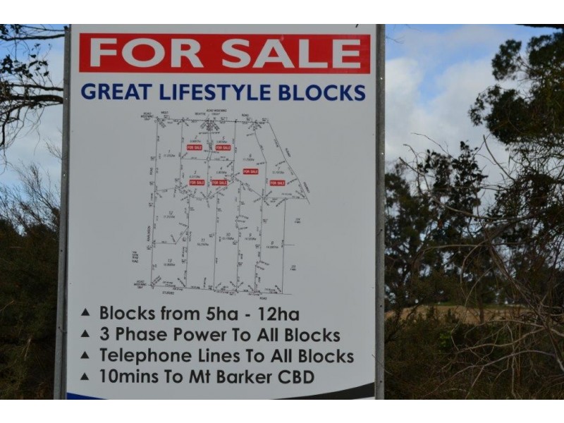 Lots 2 – 7 West Beatty Road, Mount Barker WA 6324