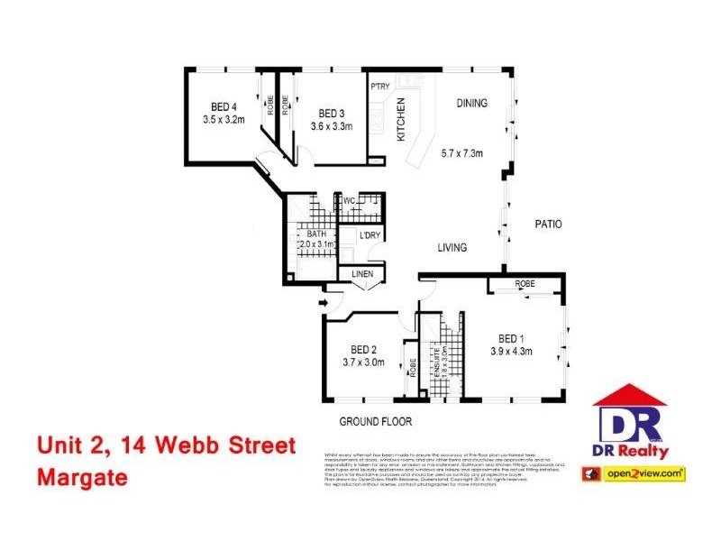 2/14 Webb St, Margate QLD 4019