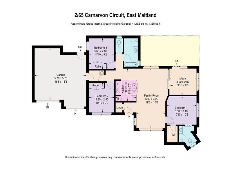 2/65 Carnarvon Circuit, East Maitland NSW 2323 Floorplan