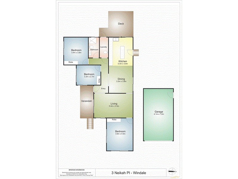 3 Neikah Place, Windale NSW 2306 Floorplan