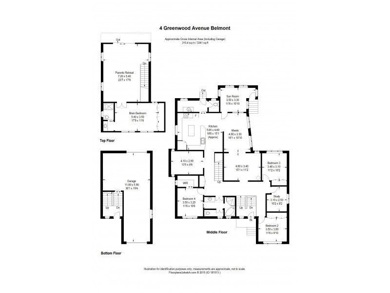 4 Greenwood Ave, Belmont NSW 2280 Floorplan
