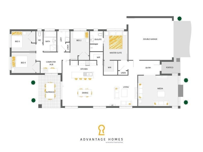 Lot 820 Newsham Street, Branxton NSW 2335 Floorplan