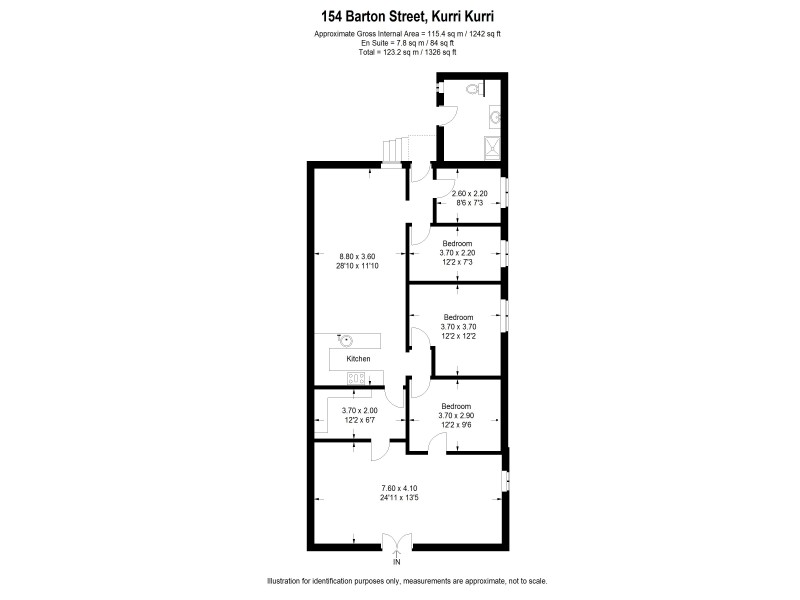 154 Barton Street, Kurri Kurri NSW 2327 Floorplan