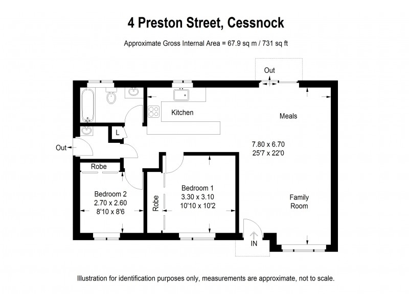 4 Preston Street, Cessnock NSW 2325 Floorplan