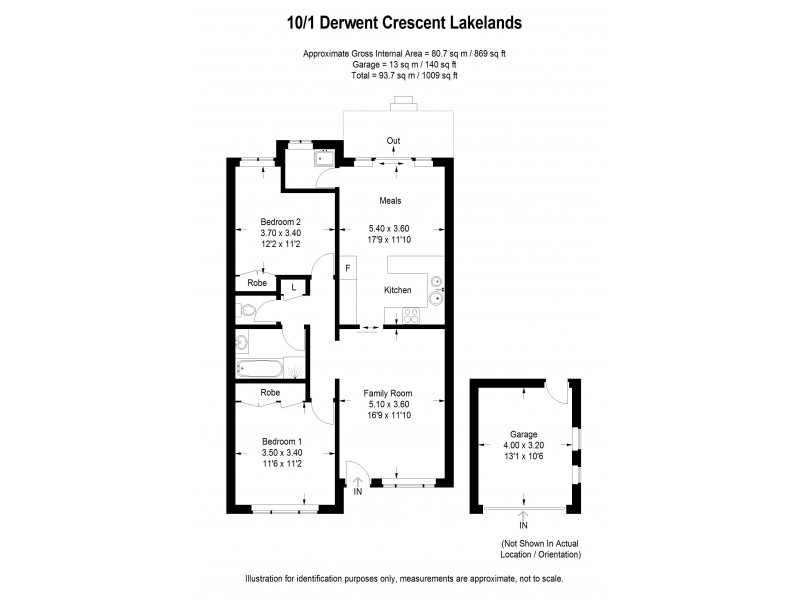 10/1 Derwent Cres, Lakelands NSW 2282 Floorplan