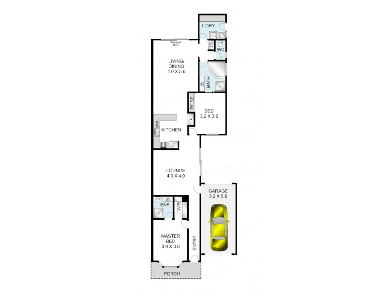 # 2,110 Weller St, Geelong West VIC 3218 Floorplan