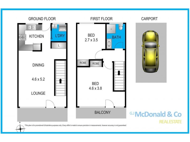 1-8/3 Hagan Court, Belmont VIC 3216 Floorplan