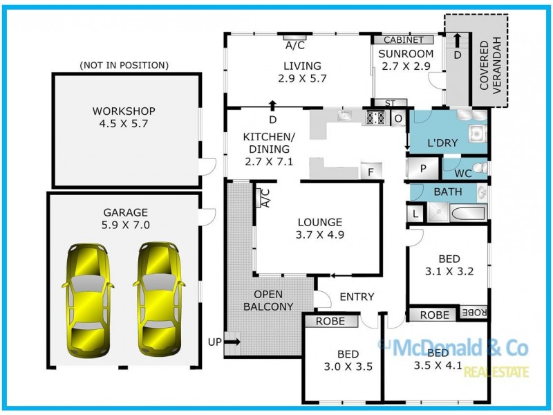 6 Waterford Avenue, Norlane VIC 3214 Floorplan