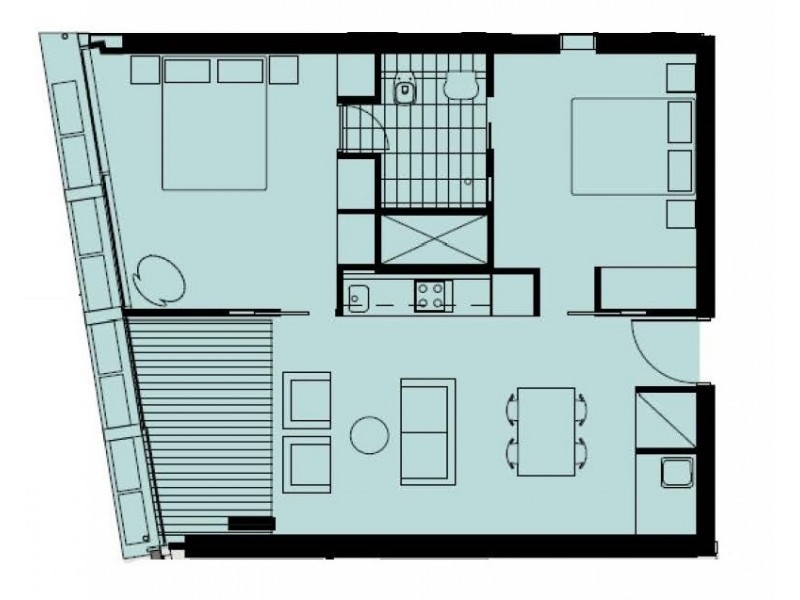E2606/3 Carlton Street, Chippendale NSW 2008 Floorplan