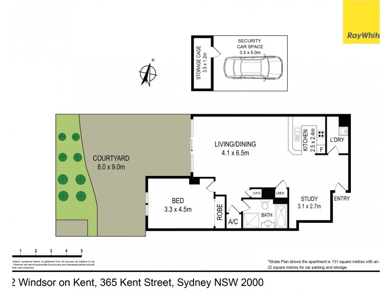 2 / 365 Kent Street, Sydney NSW 2000 Floorplan