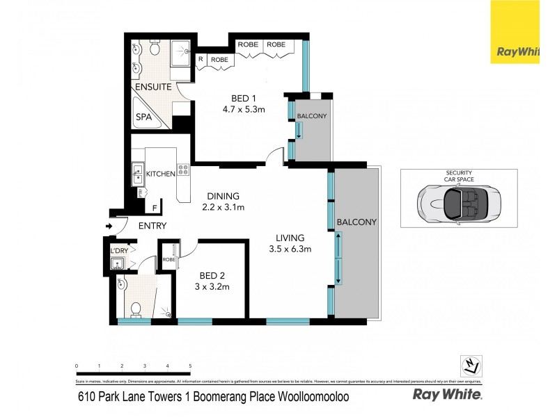 610 / 1 Boomerang Place, Woolloomooloo NSW 2011 Floorplan