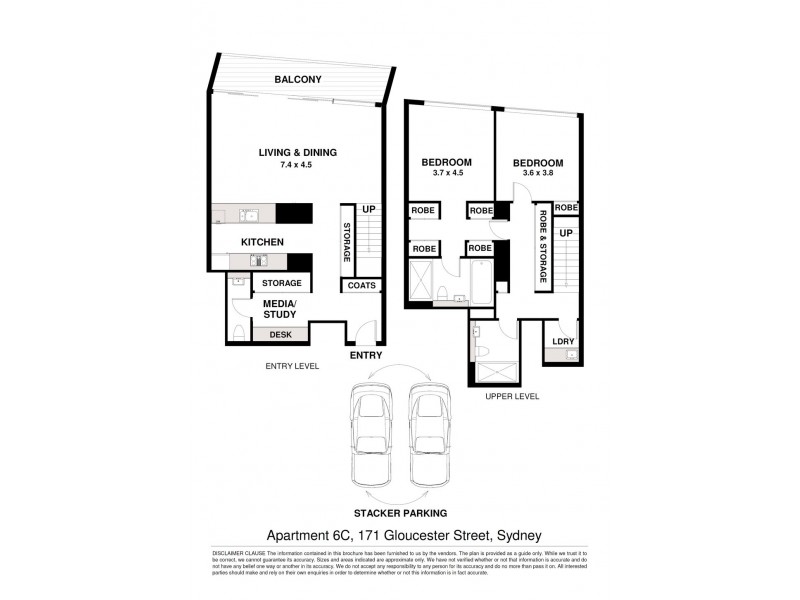 6 C / 171 Gloucester Street, Sydney NSW 2000 Floorplan