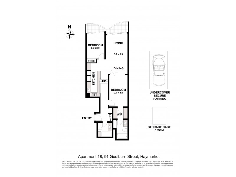 18 / 91 Goulburn Street, Sydney NSW 2000 Floorplan
