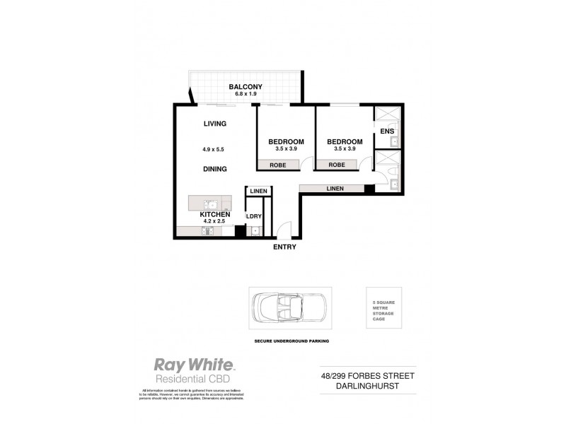 48 / 299 Forbes Street, Darlinghurst NSW 2010 Floorplan