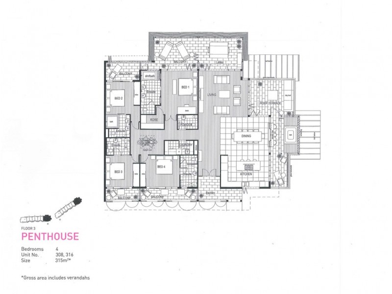 308/33 Port Drive, Airlie Beach QLD 4802 Floorplan