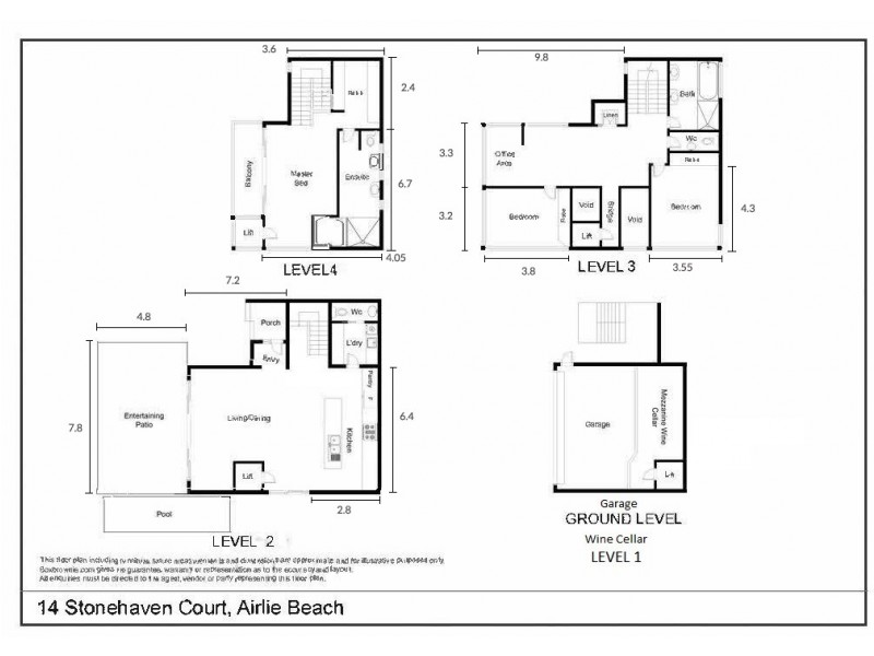 14 Stonehaven Court, Airlie Beach QLD 4802 Floorplan