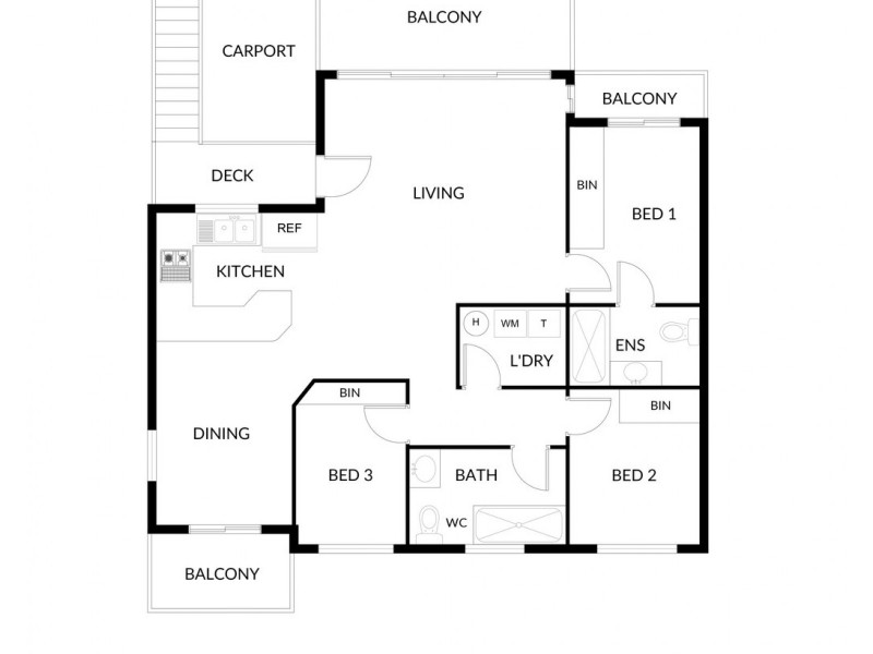 30/24 Pandanus Drive, Cannonvale QLD 4802 Floorplan