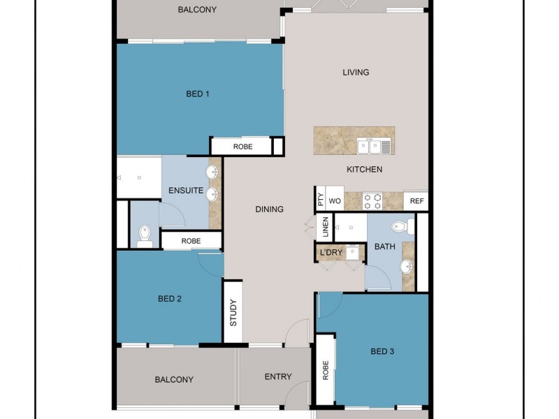119/33 Port Drive, Airlie Beach QLD 4802 Floorplan