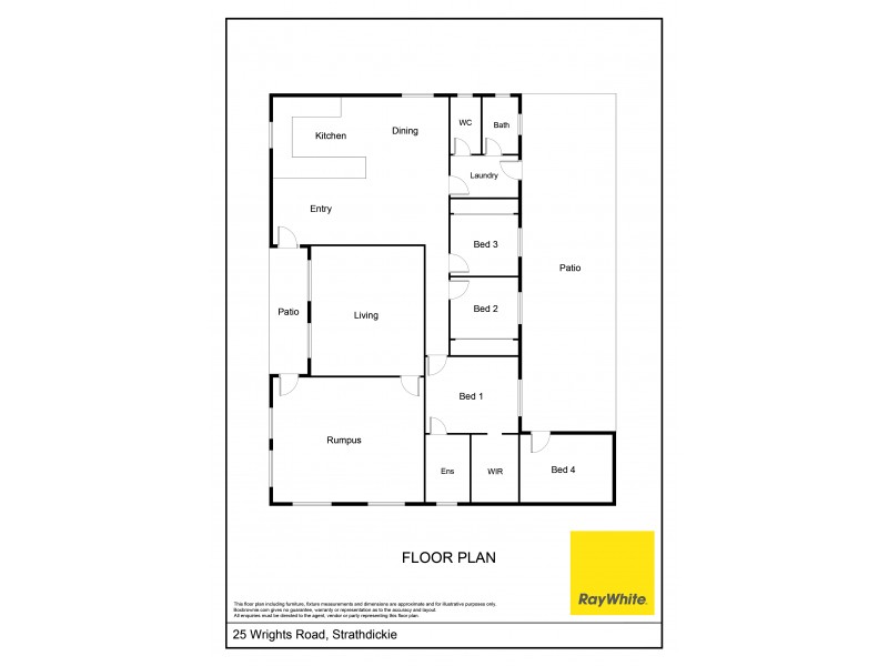 25 Wrights Road, Strathdickie QLD 4800 Floorplan