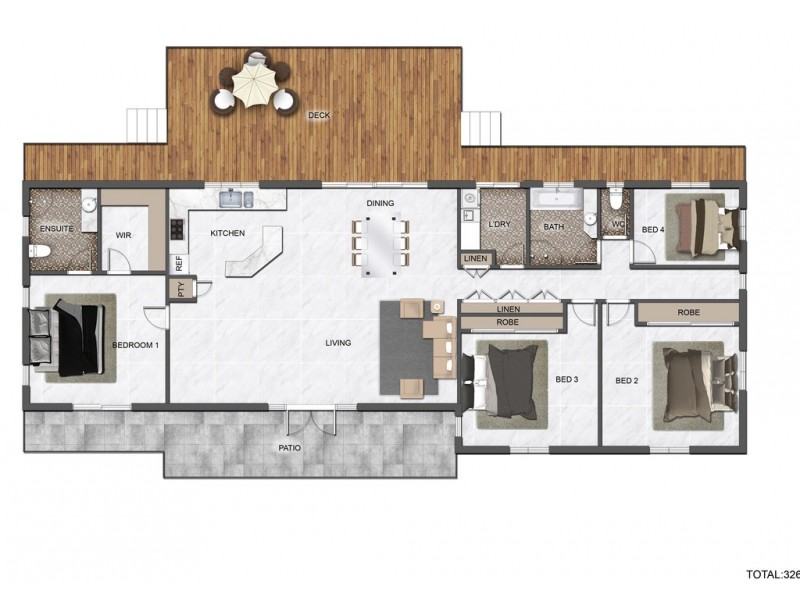 154 Kookaburra Drive, Cannon Valley QLD 4800 Floorplan