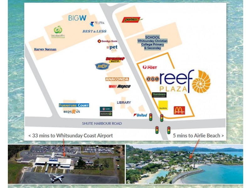Reef Plaza Cnr Shute Harbour Rd/Paluma Rd, Cannonvale QLD 4802