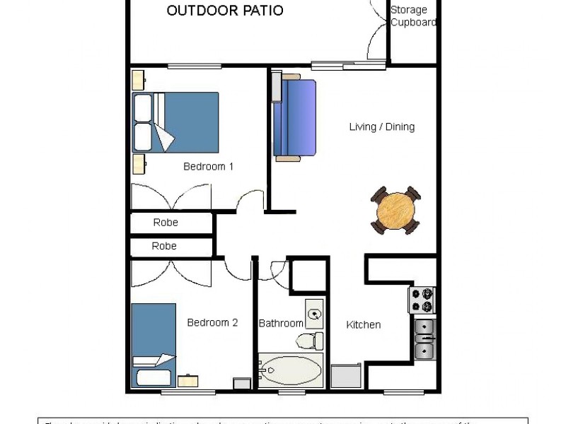 10/6 Saint Martins Lane, Cannonvale QLD 4802 Floorplan