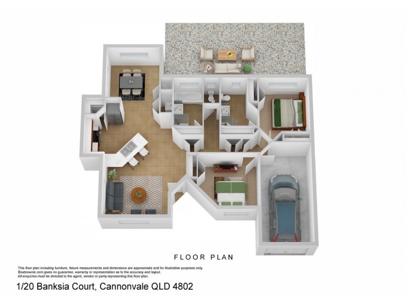 1/20 Banksia Court, Cannonvale QLD 4802 Floorplan
