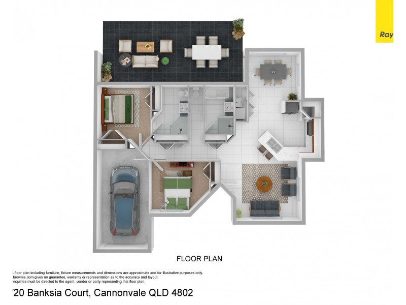 2/20 Banksia Court, Cannonvale QLD 4802 Floorplan