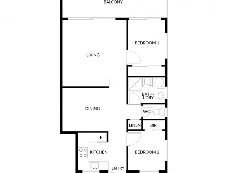 1A/10 Island Drive, Cannonvale QLD 4802 Floorplan