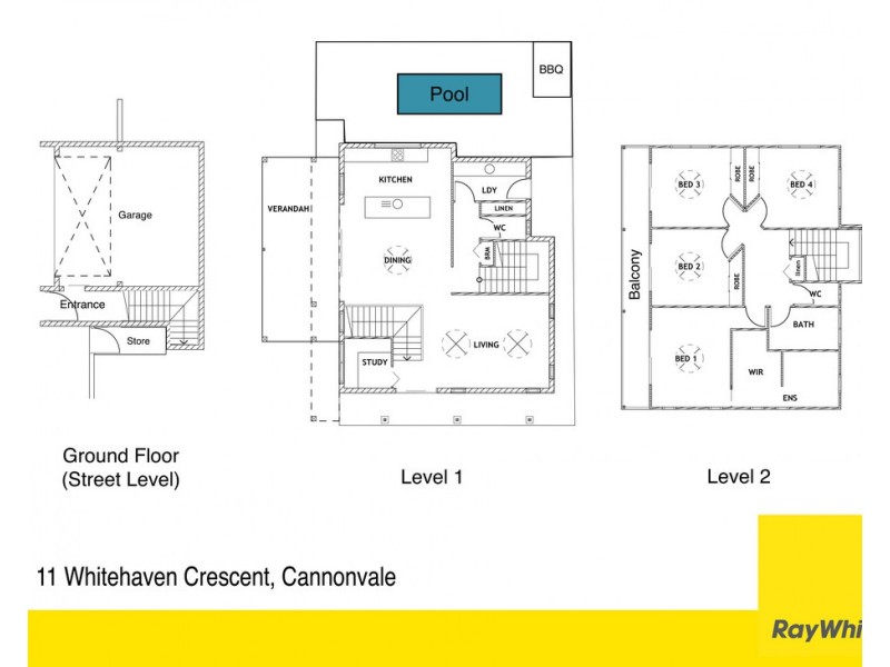 11 Whitehaven Crescent, Cannonvale QLD 4802 Floorplan