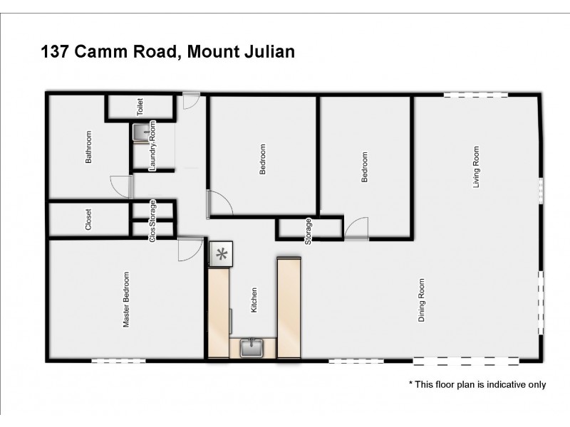 137 Camm Road, Mount Julian QLD 4800 Floorplan