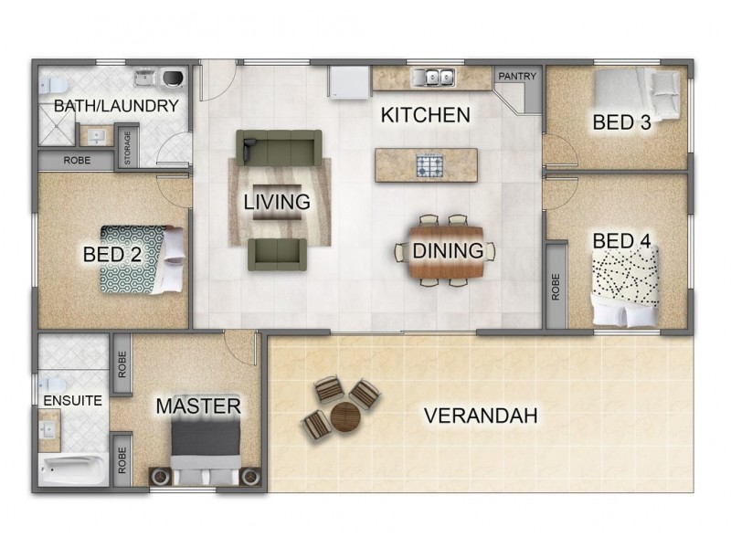 187 Camille Drive, Strathdickie QLD 4800 Floorplan
