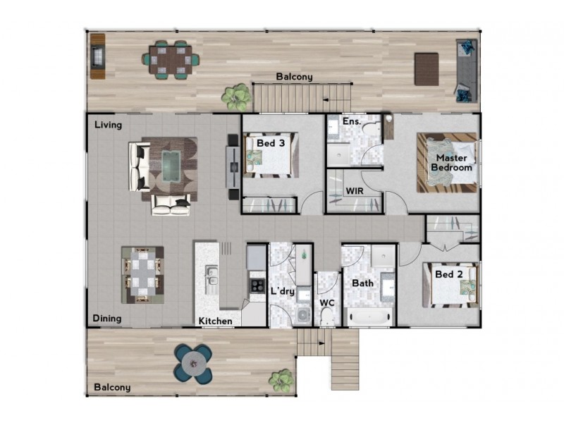 Lot 4 Pearl Street, Cannonvale QLD 4802 Floorplan