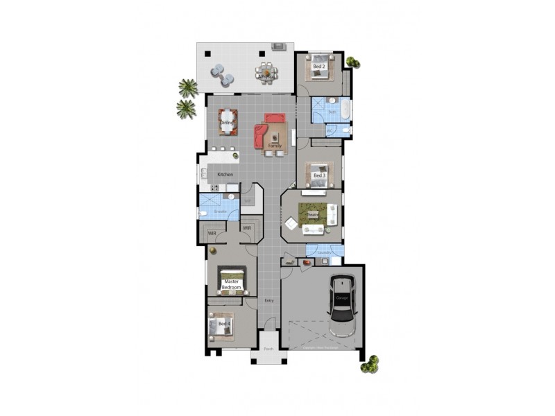 Lot 264 Twin Creek Court, Cannonvale QLD 4802 Floorplan