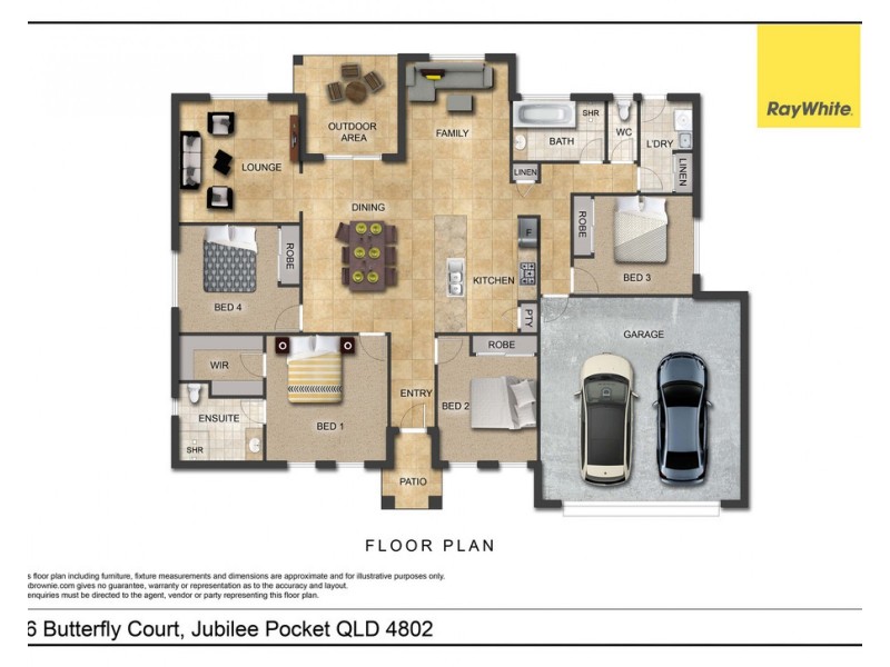26 Butterfly Court, Jubilee Pocket QLD 4802 Floorplan