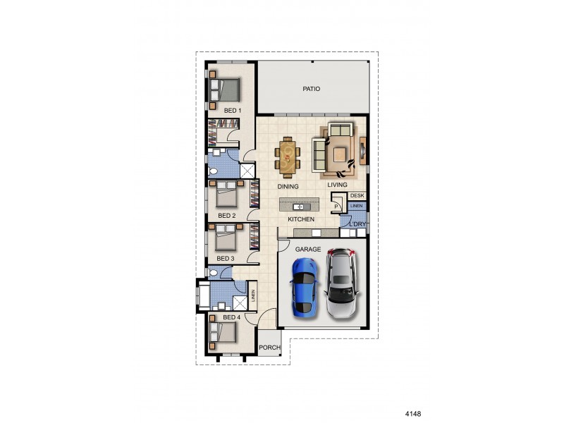 Lot 250 Twin Creek Court, Cannonvale QLD 4802 Floorplan