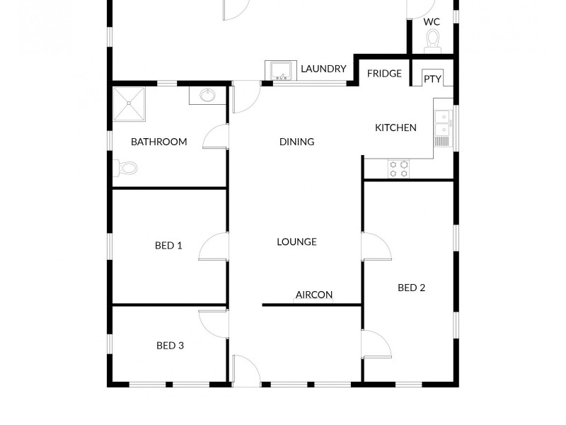 3 Barry Street, Proserpine QLD 4800 Floorplan