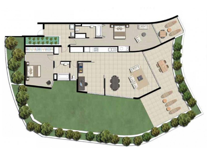 13/18 Seaview Drive, Airlie Beach QLD 4802 Floorplan