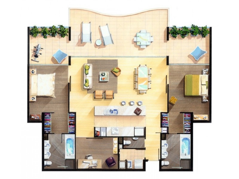 29/18 Raintree Place, Airlie Beach QLD 4802 Floorplan