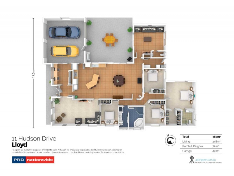 11 Hudson Drive, Lloyd NSW 2650 Floorplan