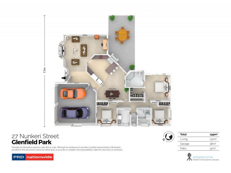 27 Nunkeri Street, Glenfield Park NSW 2650 Floorplan