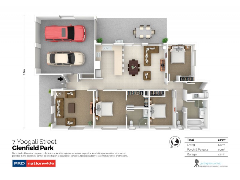 7 Yoogali Street, Glenfield Park NSW 2650 Floorplan