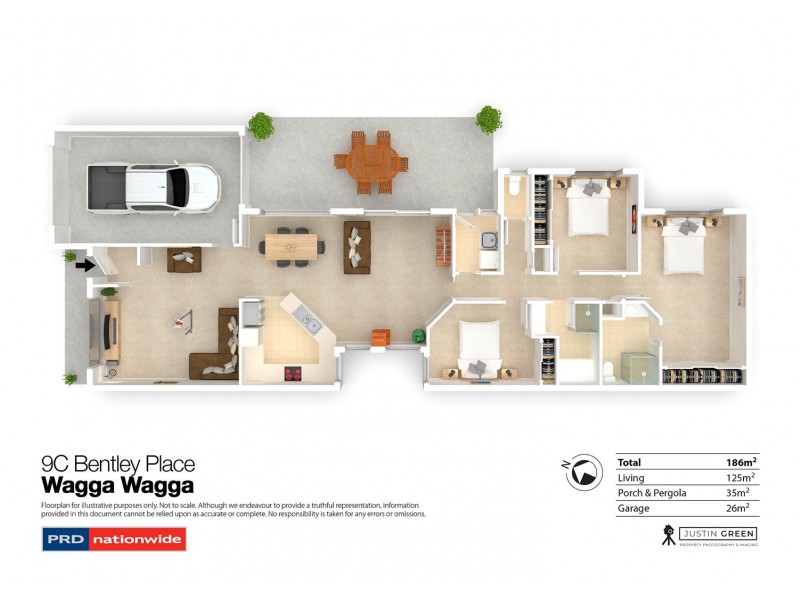 9C Bentley Place, Wagga Wagga NSW 2650 Floorplan