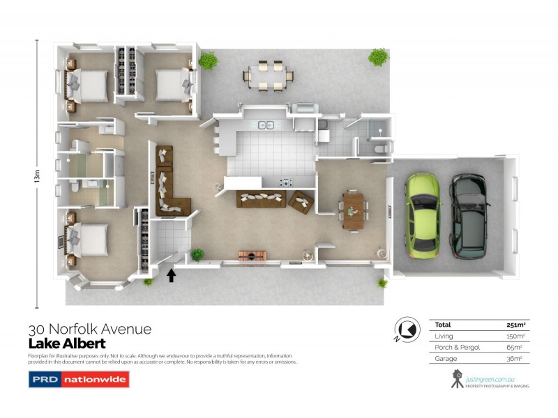 30 Norfolk Avenue, Lake Albert NSW 2650 Floorplan