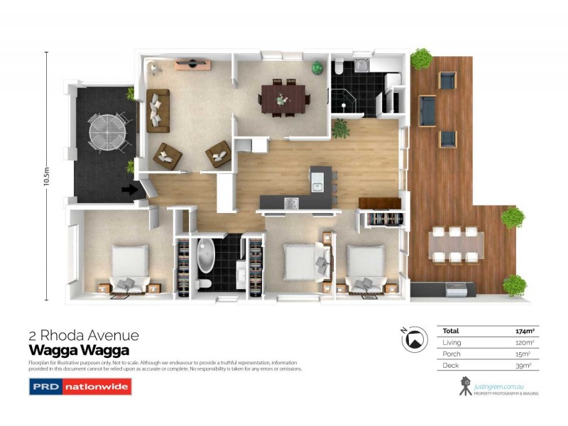 2 Rhoda Avenue, Wagga Wagga NSW 2650 Floorplan